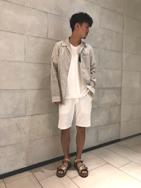 tさん（メンズ・176cm）の夏コーディネート