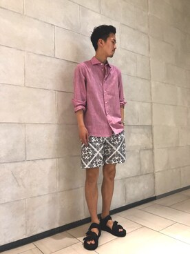 tさん（メンズ・176cm）の夏コーディネート