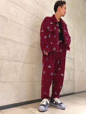 「doublet（ダブレット）のアイテム（その他アウター）」を使った、tさん（メンズ・176cm）の秋コーディネート