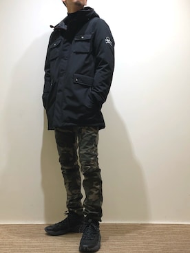 「FlowerMOUNTAIN（フラワーマウンテン）のアイテム」を使った、tさん（メンズ・176cm）の秋コーディネート