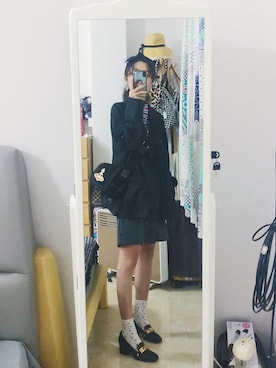 「MONKI（モンキ）のアイテム（テーラードジャケット）」を使った、ya_tigさん（レディース・158cm）の春コーディネート