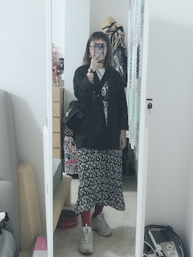 「MONKI（モンキ）のアイテム（テーラードジャケット）」を使った、ya_tigさん（レディース・158cm）の春コーディネート