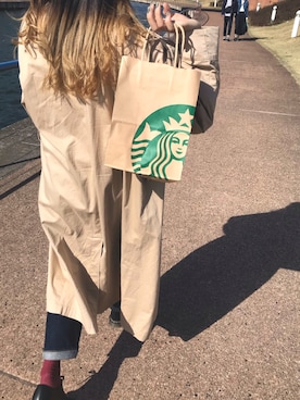 「LOWRYS FARM（ローリーズファーム）のアイテム（トレンチコート、ベージュ系）」を使った、3110さん（レディース・160cm）の春コーディネート