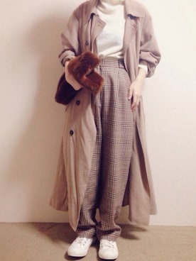 「ファークラッチ」｜noooさん（レディース・155cm）の秋コーディネート