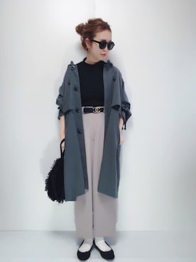 「H&M（エイチ・アンド・エム）のアイテム（シューズ）」を使った、noooさん（レディース・155cm）の冬コーディネート