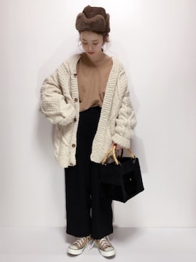 noooさん（レディース・155cm）の冬コーディネート