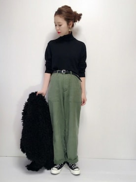 「MOOK.（ムック）のアイテム」を使った、noooさん（レディース・155cm）の秋コーディネート