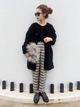 「MOOK.（ムック）のアイテム」を使った、noooさん（レディース・155cm）の秋コーディネート