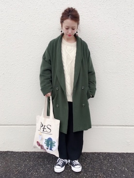 noooさん（レディース・155cm）の冬コーディネート