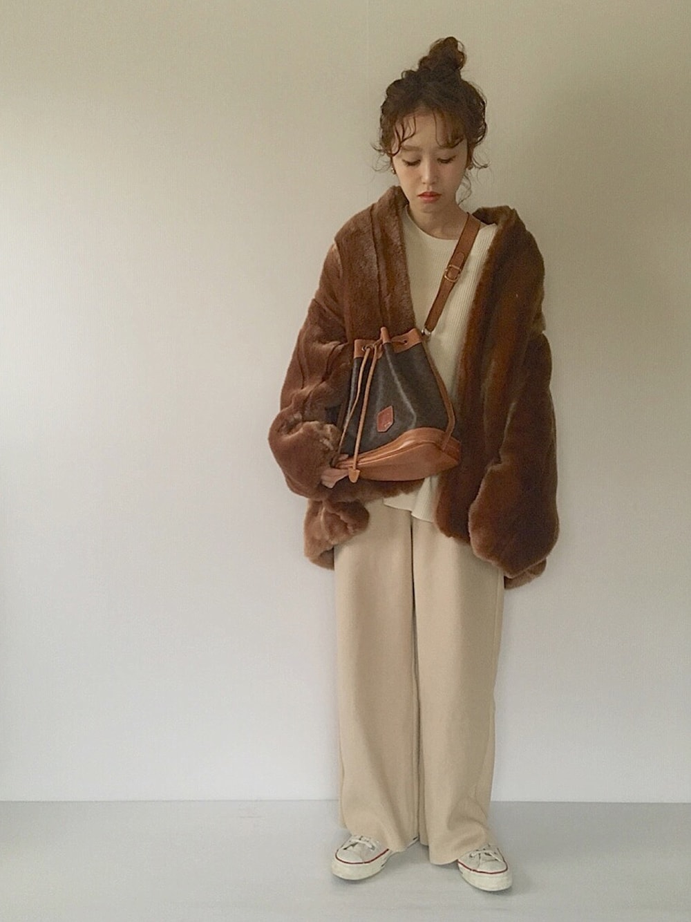 6(ROKU)＞FAKE MINK FUR COAT/ｺｰﾄ ◇を使った人気ファッション