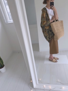 「アイテム（リング）」を使った、noooさん（レディース・155cm）の夏コーディネート