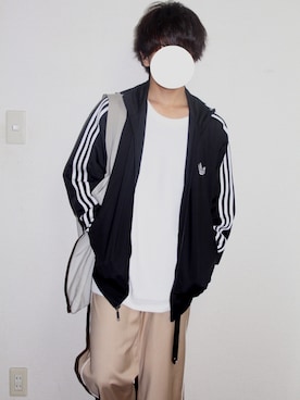 「BEAMS（ビームス）のアイテム（ナイロンジャケット）」を使った、taiga【youtube投稿中‼️】さん（メンズ・168cm）の冬コーディネート