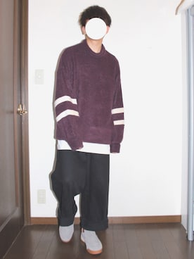 「アイテム（スリッポン）」を使った、taiga【youtube投稿中‼️】さん（メンズ・168cm・20代）の春コーディネート