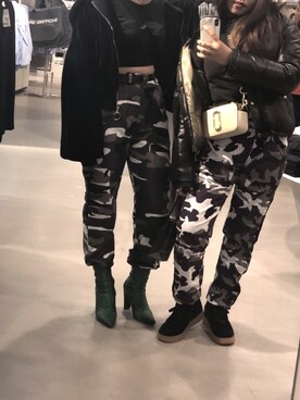 楓子さん（レディース・156cm）の冬コーディネート