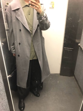 「STUDIOUS（ステュディオス）のアイテム（ローファー）」を使った、jazさん（メンズ・171cm）の春コーディネート