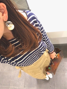 「CHEEKYのアイテム」を使った、yu＊さん（レディース・169cm）の夏コーディネート