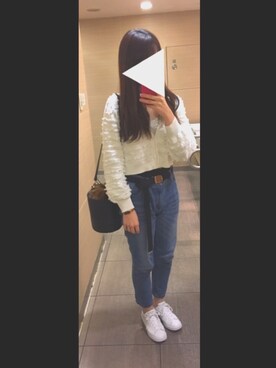 「Yves Saint Laurent（イヴサンローラン）のアイテム（腕時計）」を使った、yu＊さん（レディース・169cm）の冬コーディネート