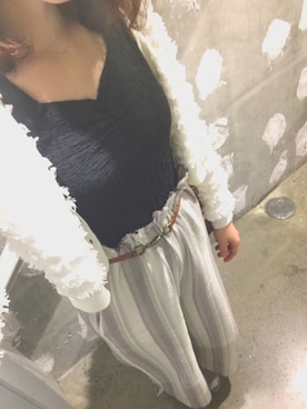 「Yves Saint Laurent（イヴサンローラン）のアイテム（腕時計）」を使った、yu＊さん（レディース・169cm）の春コーディネート