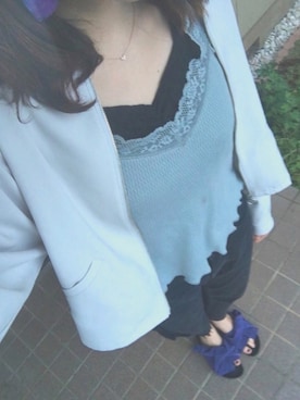 「Yves Saint Laurent（イヴサンローラン）のアイテム（腕時計）」を使った、yu＊さん（レディース・169cm）の春コーディネート