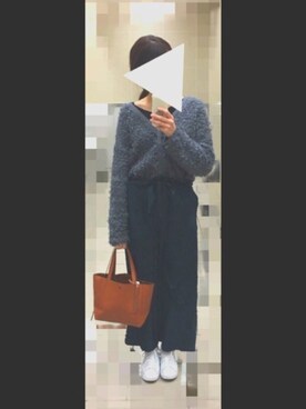 「Kastane」｜「アイテム（アナログ腕時計）」を使った、yu＊さん（レディース・169cm）の冬コーディネート