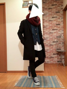 ひろきさん(メンズ・162cm)の冬コーディネート