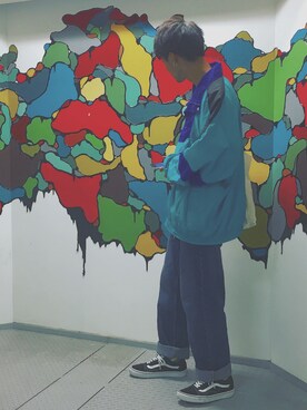 「HARE」｜「アイテム（ナイロンジャケット）」を使った、M.Jさん（メンズ・171cm）の秋コーディネート