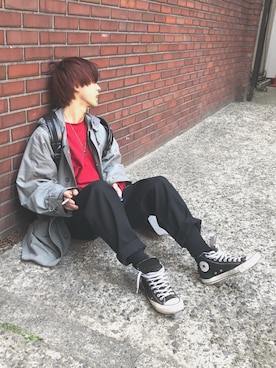 「平成最後のWEARISTAセンバツ」｜「アイテム（モッズコート）」を使った、M.Jさん（メンズ・171cm）の春コーディネート