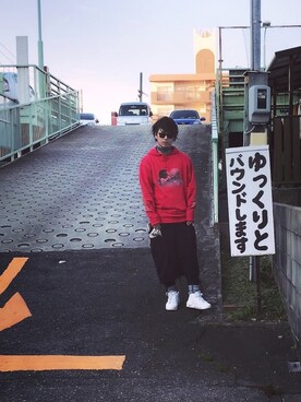 「CODEのアイテム」を使った、GO さん（メンズ・170cm）の秋コーディネート
