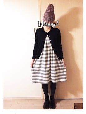 「MIRROR OF Shinzone（ミラーオブシンゾーン）のアイテム」を使った、makikoさん（レディース・168cm）の春コーディネート