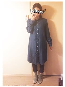 「くつした」｜「アイテム（バレエシューズ）」を使った、makikoさん（レディース・168cm）の春コーディネート