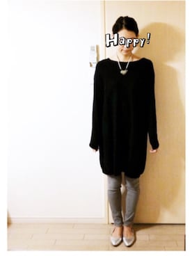 「JOURNAL STANDARD（ジャーナルスタンダード）のアイテム（チュニック）」を使った、makikoさん（レディース・168cm）の秋コーディネート