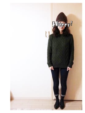 makikoさん（レディース・168cm）の冬コーディネート