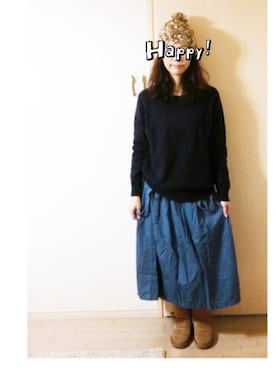 makikoさん（レディース・168cm）の冬コーディネート