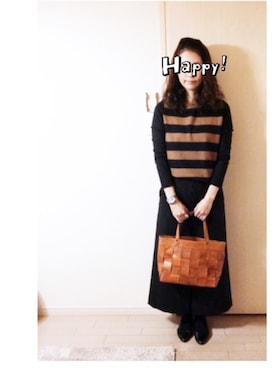 「robita（ロビタ）のアイテム」を使った、makikoさん（レディース・168cm）の冬コーディネート