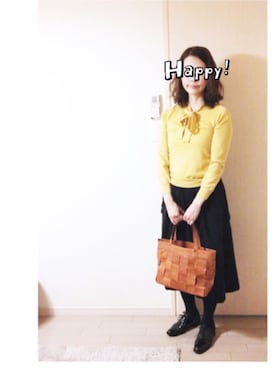 「robita（ロビタ）のアイテム」を使った、makikoさん（レディース・168cm）の春コーディネート