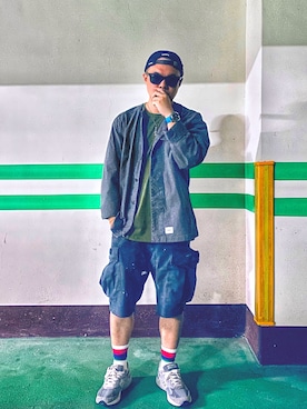 「NEWBALANCE」｜「アイテム（腕時計）」を使った、junjunjun520さん（メンズ・172cm）の春コーディネート