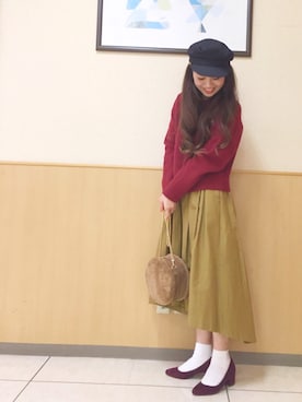 あみぃ さん（レディース・163cm）の冬コーディネート