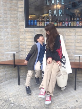 「バレンタインデートスタイル」｜「アイテム（その他アウター）」を使った、あみぃ さん（レディース・163cm）の冬コーディネート