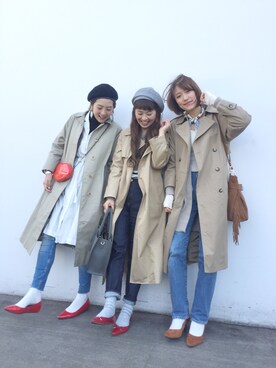 あみぃ さん（レディース・163cm）の冬コーディネート