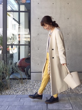 あみぃ さん（レディース・163cm）の冬コーディネート