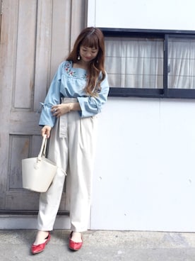 あみぃ さん（レディース・163cm）の冬コーディネート