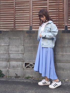 あみぃ さん（レディース・163cm）の春コーディネート