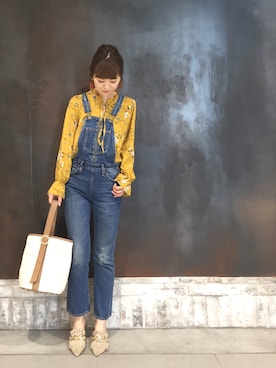 「ORANGE TAB（オレンジタブ）のアイテム」を使った、あみぃ さん（レディース・163cm）の春コーディネート