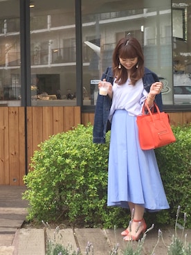 あみぃ さん（レディース・163cm）の春コーディネート