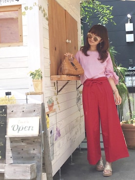 あみぃ さん（レディース・163cm）の夏コーディネート