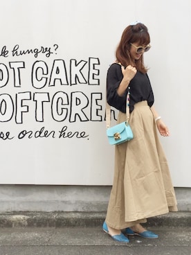 あみぃ さん（レディース・163cm）の夏コーディネート