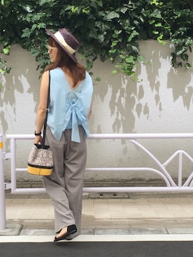 あみぃ さん(レディース・163cm)の夏コーディネート