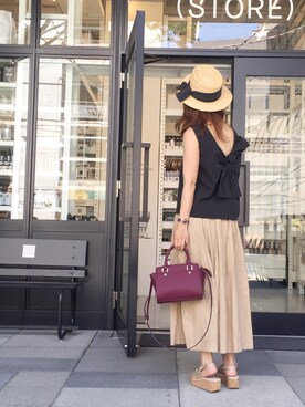 あみぃ さん（レディース・163cm）の夏コーディネート