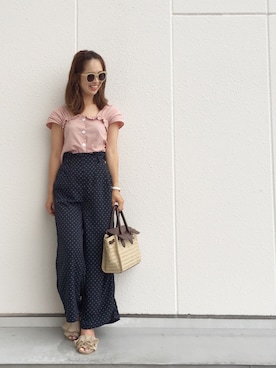 あみぃ さん（レディース・163cm）の夏コーディネート