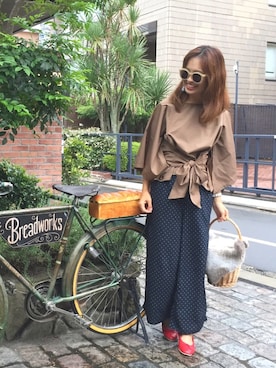 あみぃ さん（レディース・163cm）の秋コーディネート